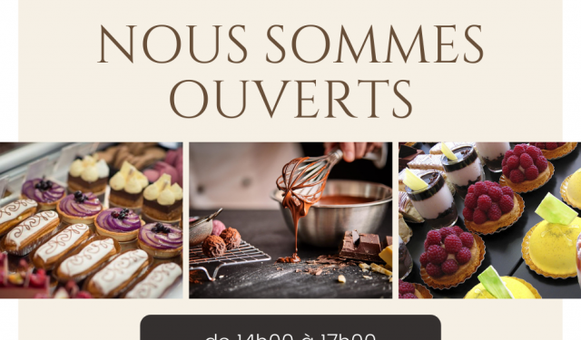 Ouverture de notre cafeteria ce samedi 18 février